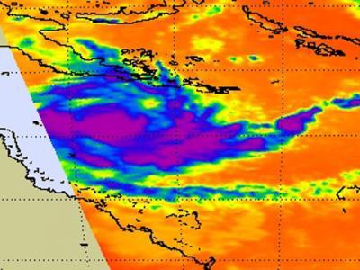 NASA infrared data revealed the birth of Tropical Storm Zane NASA infrared data revealed the birth of Tropical Storm Zane