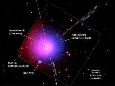 Comet Garradd gets look from NASA's Swift
