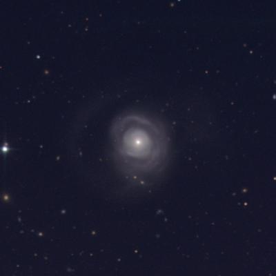 Image de la galaxie NGC 5548 prise au télescope de 1.3m du MDM Observatory. Crédits: Dr. Misty Bentz