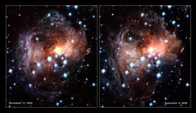 V838 Monocerotis study shows planets smashed into dust near supermassive black holes