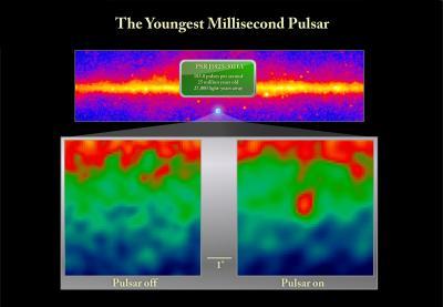 NASA's Fermi finds youngest millisecond pulsar, 100 pulsars to date