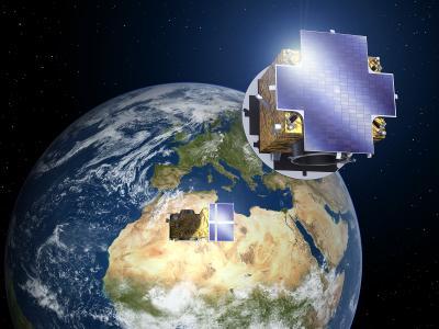 For the very first time, 2 spacecraft will fly in formation with millimeter precision For the very first time, 2 spacecraft will fly in formation with millimeter precision