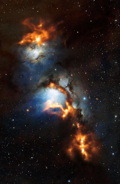 Sifting through dust near Orion's Belt Sifting through dust near Orion's Belt