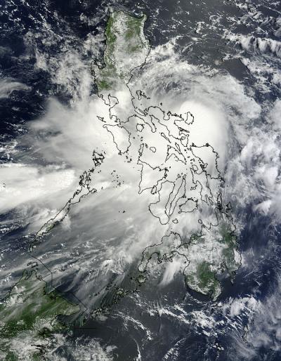 NASA sees Tropical Storm Nock-ten knocking the Philippines NASA sees Tropical Storm Nock-ten knocking the Philippines
