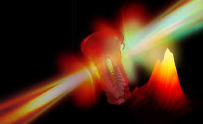 All the colors of a high-energy rainbow, in a tightly focused beam All the colors of a high-energy rainbow, in a tightly focused beam