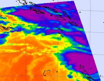 NASA sees cyclone Jasmine's power and new eye