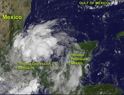 Satellite imagery hints that Tropical Depression 7 may be reborn Satellite imagery hints that Tropical Depression 7 may be reborn