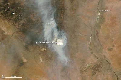 Pyrocumulus cloud billows from New Mexico fire Pyrocumulus cloud billows from New Mexico fire